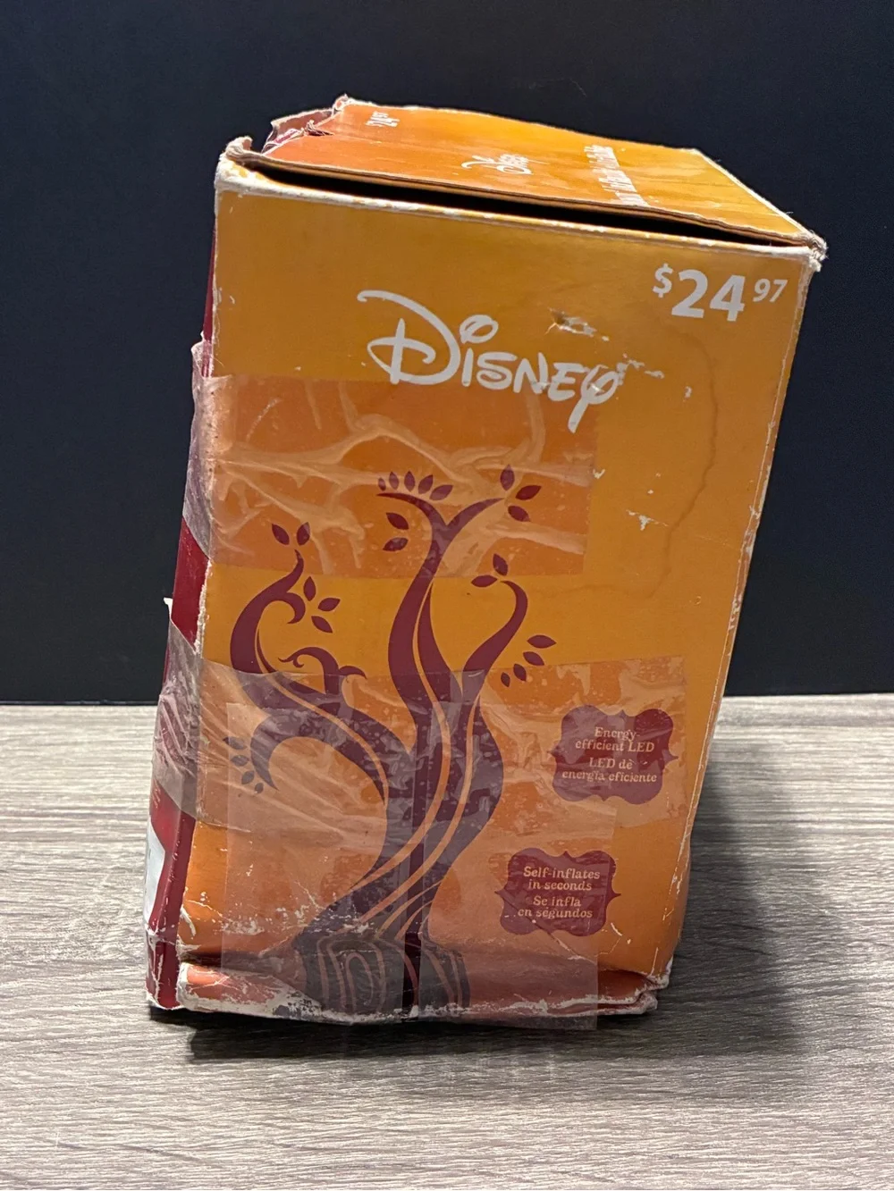 Disney Mickey Mouse “Happy Thanksgiving” Airblown Inflatable Scarecrow 3.8” Tall